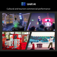 Robot Humanoid Layanan Otonom Unix AI Wanda 2.0, Robot Humanoid Roda Pintar, Robot Komersial Humanoid