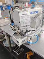 Machine à coudre automatique à point interlock à cylindre droit WD-600-33AC/RP/UT avec dispositif d'aspiration et tireur arrière
