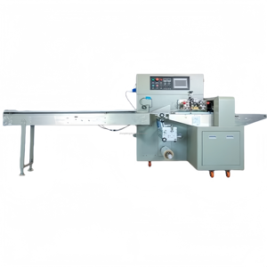 Máquina de Embalaje de Flujo/Almohada de Alta Productividad Modelo 350 PLC para Envolver Jabón en Barra en Bolsas de Film, Precio de Fábrica - Product Image 3