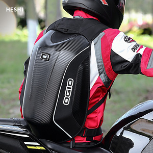 Sac à dos de voyage pour moto, grande capacité, imperméable, pour équipement complet, avec sangle d'épaule en polyester - Product Image 3