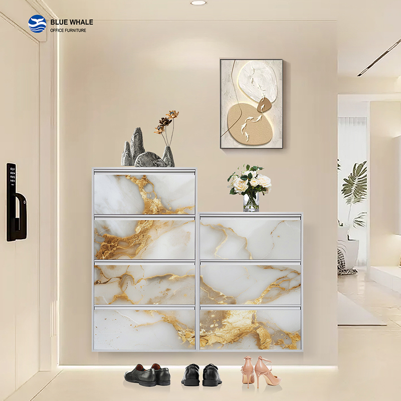 Meuble à chaussures à motif imprimé