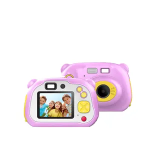 아이 장난감 2022 아이 카메라 디지털 카메라 2 인치 HD 컬러 스크린 12 MP 아름다운 스마트 귀여운 어린이 와이파이 카메라
