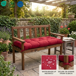 <span class=keywords><strong>Cojines</strong></span> Impermeables <span class=keywords><strong>para</strong></span> Asientos de Exterior, Cojín de Banco de Tela Oxford, Extraíbles y Lavables, Rellenos de PP Antiestático - Product Image 2