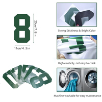 2627Home Ensemble Nom et Numéro de Maillot de Football à Thermocoller par Sérigraphie