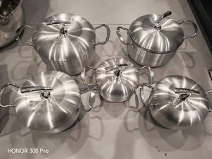 Set di Pentole da Cucina 5 Pezzi, Accessori da Cucina Profondi, Nuova Collezione 16+18+20+22+24CM, Set di Pentole in Lega di Alluminio con Casseruola - Product Image 4