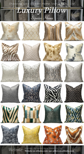 Sang trọng hiện đại 18x18 inch sóng thiết kế satin ném gối Bìa sọc đệm trường hợp chống bụi Mite ghế mục đích trang trí - Product Image 5