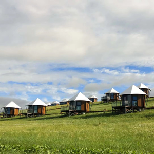 Taille S-XL Log Cabin Resort Structure en bois Maison Hôtel Communauté Extérieur Terrasse Lodge Tentes <span class=keywords><strong>Chalet</strong></span> pour Homestay Scenic Area - Product Image 2