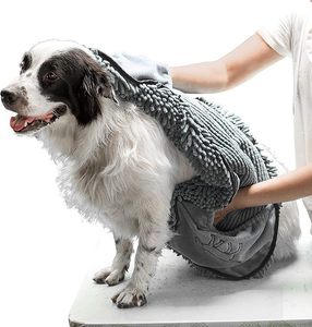 <span class=keywords><strong>Serviette</strong></span> de bain pour chien <span class=keywords><strong>en</strong></span> microfibre ultra absorbante, lavable, séchage rapide, extra douce, <span class=keywords><strong>en</strong></span> chenille, pour animaux de compagnie - Product Image 1