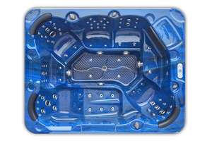 Baignoire de massage extérieure de luxe, spas à jets d'air, baignoire à remous avec jets d'air colorés, spas de natation, système de contrôle <span class=keywords><strong>Balbo</strong></span> - Product Image 3