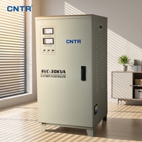 Régulateur de tension SVC 20KVA 30KVA avec affichage à aiguille - Servomoteur AVR monophasé 380V/400V pour usage industriel