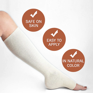 <span class=keywords><strong>Bandage</strong></span> de soutien tubulaire médical 100% coton absorbant d'emballage sécurisé multi-usages Risenmed - Product Image 5