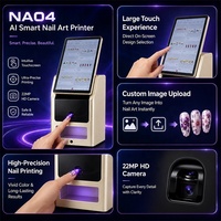 Nouveaux Produits 2026 – Machine d'impression numérique intelligente pour ongles avec caméra 22MP et système de conception d'ongles IA pour équipement de salon de beauté