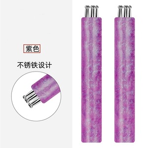 Pluma de punteado de uñas con mango acrílico multicolor, herramienta de diseño floral para manicura, pintura, esmalte en gel y arte de uñas - Product Image 6