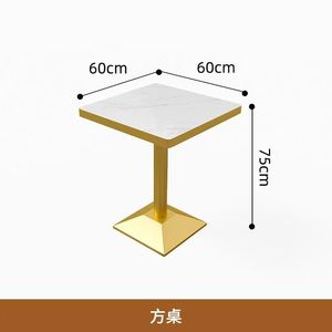 طقم غرفة طعام ذهبية بسيطة عصرية فاخرة مع بهو من من من من من من أجل المنزل أو بار الفندق - Product Image 6