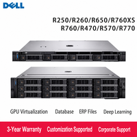 Untuk Server Rackmount 2U R760xs Intel Xeon DDR5 ECC SAS SSD HDD RAID Pusat Data Tersedia di Stok