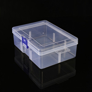 Caja de Almacenamiento de Plástico Grande Personalizada con 6 Compartimentos y Tapa para Organización de Escritorio y Herramientas Pequeñas - Product Image 3