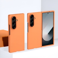 Étui mat de luxe effet peau pour Samsung Galaxy Z Fold 7 6 5 W25 – Coque de protection antichoc ultra-fine en PC rigide pour téléphone pliable