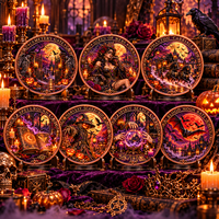 Pièce de monnaie en cuivre pur 999 de 1 oz, artisanat métallique, coffret cadeau personnalisé pour Halloween, impression UV en relief 3D, objet de collection, souvenir commémoratif