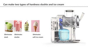Professionnel Mini Slushie fabricant de crème glacée <span class=keywords><strong>2L</strong></span> ménage Slush Machine automatique crème glacée Slusher 150W pour la maison cuisine bricolage - Product Image 5