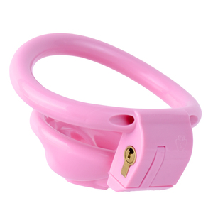 БДСМ-розовое мужское устройство целомудрия - Product Image 3