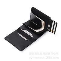 Porte-cartes POP-UP en cuir véritable, Design personnalisé, portefeuille Slim avec étiquette Air intelligente, Apple Air Tag, collection 2021