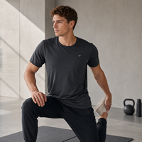 Camiseta Deportiva JNEI para Hombre, Protección Solar, 150 g/m², Secado Rápido, Transpirable, Ligera, para Uso Diario