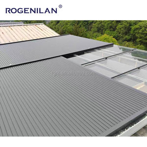 Rideau électrique en <span class=keywords><strong>aluminium</strong></span> intelligent pour véranda, fenêtre rétractable, pare-soleil, rouleau <span class=keywords><strong>de</strong></span> toit pour volet roulant - Product Image 5