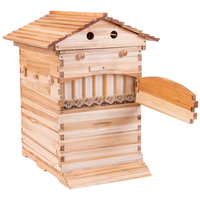 Ruches d'abeilles automatiques en bois Cadres automatiques Apiculture Équipement d'apiculture Outil Ruche Libre Miel Nid Cadre Base Nid Ruche