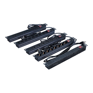 Đen 6 cách 7 cách 8 cách phổ quát phong cách + chuyển đổi 2m dây với tùy chỉnh Cắm Đơn vị phân phối điện - Product Image 1