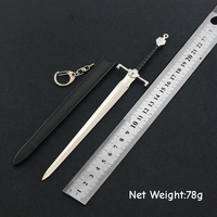Épée Modèle Métallique Aiguille de Serment Longclaw de Game of Thrones, Jouet Artisanal, Décoration, Accessoires de Cosplay