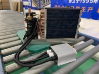 Climatiseur marin à compresseur à fréquence variable, système de pompe à chaleur, unité de refroidissement par air avec moteurs de ventilateur CC sans balais 24V 12000 BTU