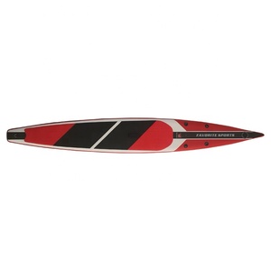 FAVORITE 2019 New Design China Inflatable PVC <strong>Stand</strong> up <strong>Paddle</strong> Board-Racing 12'6"-22" <strong>Red</strong> &amp; Black 15-18PSI - Product Image 4