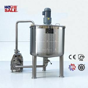 Homogénéisateur industriel pour liquides, détergent, aliments et sauce tomate avec cuve à agitation - Product Image 5