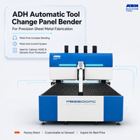 Cintreuse de panneaux CNC de précision ADH, machine de pliage automatique flexible pour tôles d'aluminium et d'acier inoxydable de 2 mm