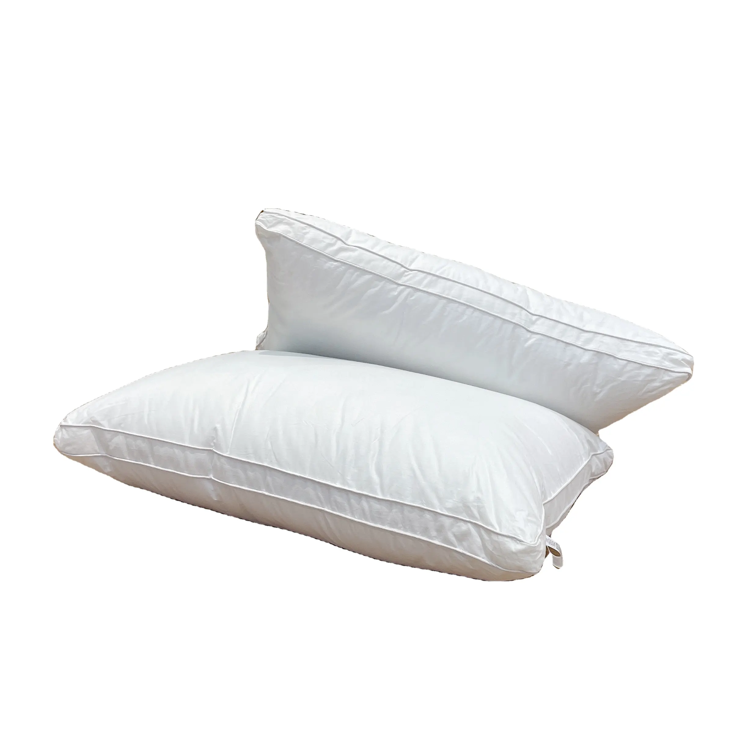 Лидер продаж, дешевые оптовые мягкие белые подушки для сна дома, хлопчатобумажные подушки из 100% полиэфирного волокна, гостиничная подушка