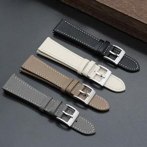 Cinturino per Orologio Yunse Traspirante a Sgancio Rapido, Originale <span class=keywords><strong>in</strong></span> Vera <span class=keywords><strong>Pelle</strong></span> Epsom a Grana Piena, Artigianale, Intercambiabile, <span class=keywords><strong>in</strong></span> Acciaio Inossidabile - Product Image 4