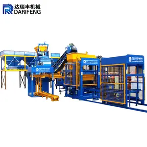 building material equipment machine QT10-15 fully automatic concrete block making machine quotation