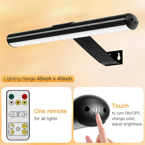 Lámpara de Pared <span class=keywords><strong>LED</strong></span> Regulable de 30/40 cm, Luz de Espejo para <span class=keywords><strong>Baño</strong></span>, Recargable, para Pared/Gabinete, con Control Remoto, Luces para Cuadros, Inalámbrica - Product Image 4