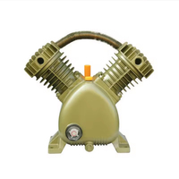 Professionnel Portable v Type 960 tr/min 7.5hp pompe à air 10bar Double tête compresseur d'air