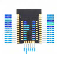 Modul Jangkauan Jauh PTR9818PA nRF52840 Antena IPX +20dBm Modul Energi Rendah dengan Penguat