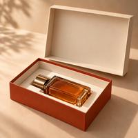 Boîtes cadeaux en papier pour parfums de marque haut de gamme, personnalisées, vides, recyclables, emballages rigides de luxe pour parfums en spray