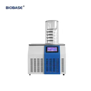 Secador de congelación de mesa Biobase tipo de cámara estándar de secado al vacío con refrigeración por aire Secador de congelación de mesa para alimentos y laboratorio