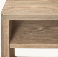 Buffet de salon classique de haute qualité, table basse en bois massif pour hôtel, console d'entrée