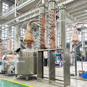 DYE 1000L 5000l vodka <span class=keywords><strong>gin</strong></span> machine d'alambic distillation à la vapeur industrielle moonshine distillerie de vodka et de whisky distillateur de grappa - Product Image 2