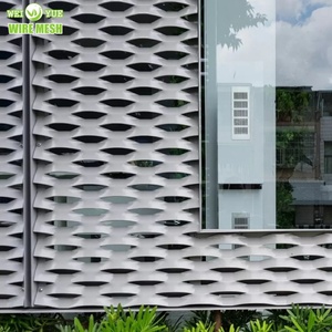 Lámina Expandida <span class=keywords><strong>de</strong></span> Aluminio con Recubrimiento en Polvo Decorativa a Bajo Precio, Malla Metálica Expandida <span class=keywords><strong>Galvanizada</strong></span> para Muro Cortina - Product Image 4