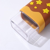 Gourde portable pour enfants en forme de bâtonnet de glace, 300 ml, sans BPA, réutilisable, avec paille, pour l'école et les voyages