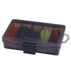 Kit de leurres de pêche en plastique souple 60 pièces/boîte, 6 cm, 1,5 g, appâts en silicone avec hameçons décalés pour la pêche en eau douce et en eau salée, <span class=keywords><strong>brochet</strong></span>, <span class=keywords><strong>brochet</strong></span> - Product Image 5