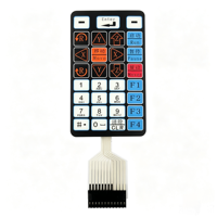 Machine de distribution automatique avec panneau de commande trois/quatre axes, interrupteur à membrane portable, circuit flexible PET personnalisable