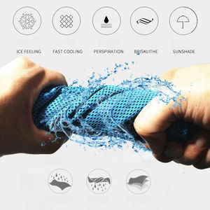 Mini Quick Dry Fitness Cool Towel Portable Microfiber Silica Gel Towel Silicone Bag Quick Drying Towel Sports - Product Image 4