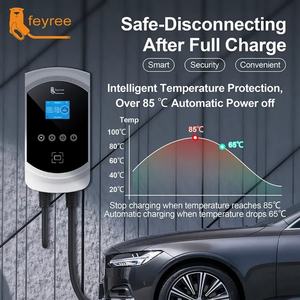 Nouvelle borne de recharge murale GBT pour véhicules électriques, compatible avec la norme chinoise GB/T 20234, équilibrage de charge dynamique, chargeur AC 7kW 11kW 22kW - Product Image 4